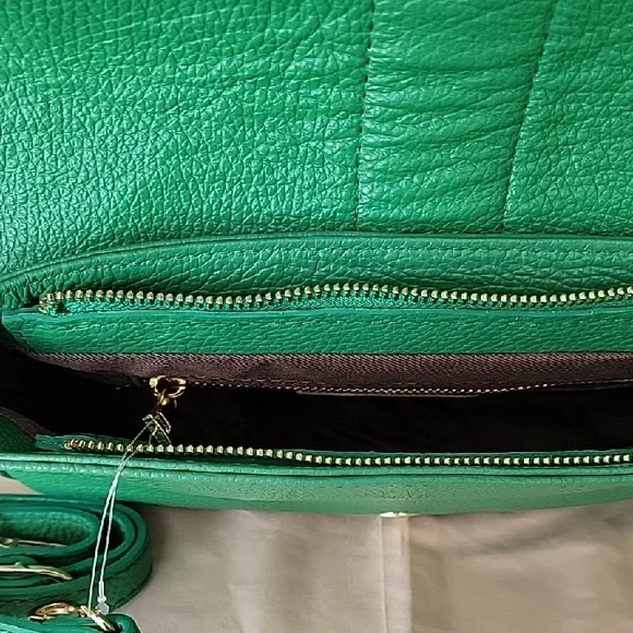 Green and Cream Women's Bag - Picture 6 of 6